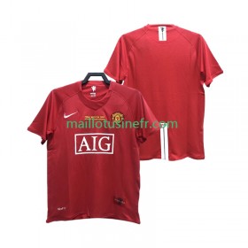 Maillot de Foot Manchester United 2007 2008 Domicile Retro